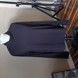 Black Long Sleeve Turtleneck Top